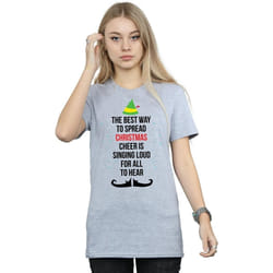 Elf - T-shirt CHRISTMAS CHEER - Femme (Gris chiné)