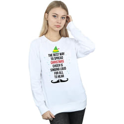 Elf - Sweat CHRISTMAS CHEER - Femme (Blanc)