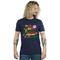 Elf - T-shirt CHRISTMAS CHEER - Homme (Bleu marine)