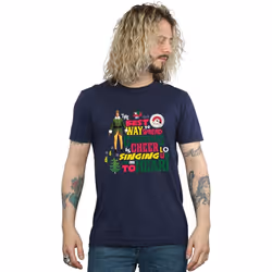 Elf - T-shirt CHRISTMAS CHEER - Homme (Bleu marine)