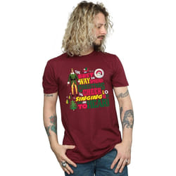 Elf - T-shirt CHRISTMAS CHEER - Homme (Bordeaux)
