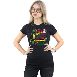 Elf - T-shirt CHRISTMAS CHEER - Femme (Noir)