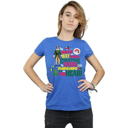 Elf - T-shirt CHRISTMAS CHEER - Femme (Bleu roi)