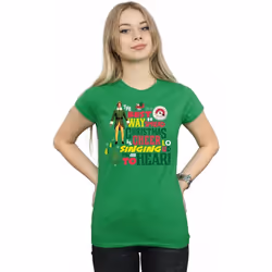 Elf - T-shirt CHRISTMAS CHEER - Femme (Vert vif)