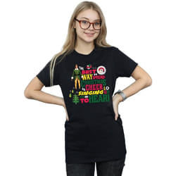 Elf - T-shirt CHRISTMAS CHEER - Femme (Noir)