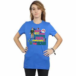 Elf - T-shirt CHRISTMAS CHEER - Femme (Bleu roi)