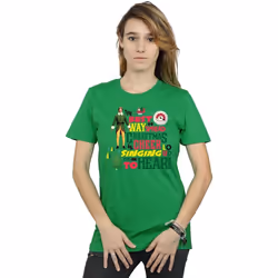 Elf - T-shirt CHRISTMAS CHEER - Femme (Vert vif)