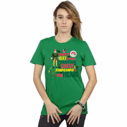 Elf - T-shirt CHRISTMAS CHEER - Femme (Vert vif)