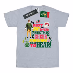 Elf - T-shirt CHRISTMAS CHEER - Fille (Gris chiné)