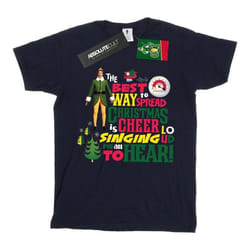 Elf - T-shirt CHRISTMAS CHEER - Fille (Bleu marine)
