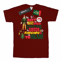 Elf - T-shirt CHRISTMAS CHEER - Fille (Bordeaux)