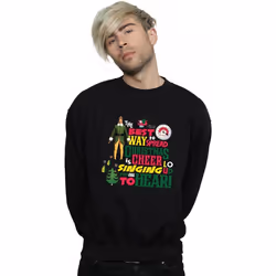 Elf - Sweat CHRISTMAS CHEER - Homme (Noir)