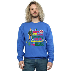 Elf - Sweat CHRISTMAS CHEER - Homme (Bleu roi)