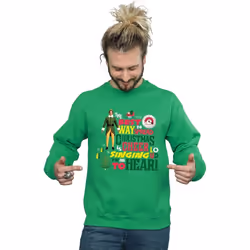 Elf - Sweat CHRISTMAS CHEER - Homme (Vert vif)