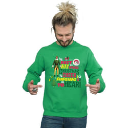 Elf - Sweat CHRISTMAS CHEER - Homme (Vert vif)