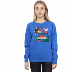Elf - Sweat CHRISTMAS CHEER - Femme (Bleu roi)