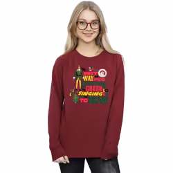 Elf - Sweat CHRISTMAS CHEER - Femme (Bordeaux)