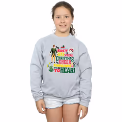 Elf - Sweat CHRISTMAS CHEER - Fille (Gris chiné)