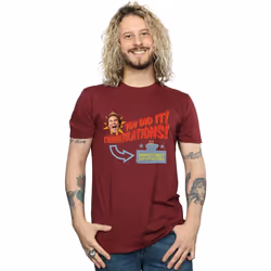 Elf - T-shirt WORLD'S BEST COFFEE - Homme (Bordeaux)