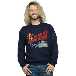 Elf - Sweat WORLD'S BEST COFFEE - Homme (Bleu marine)
