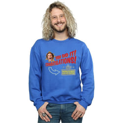 Elf - Sweat WORLD'S BEST COFFEE - Homme (Bleu roi)