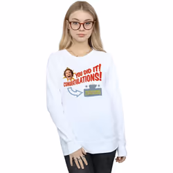 Elf - Sweat WORLD'S BEST COFFEE - Femme (Blanc)