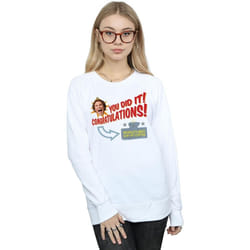 Elf - Sweat WORLD'S BEST COFFEE - Femme (Blanc)