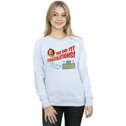 Elf - Sweat WORLD'S BEST COFFEE - Femme (Gris chiné)