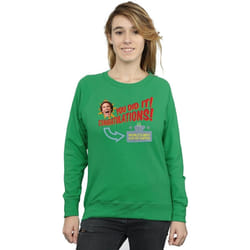 Elf - Sweat WORLD'S BEST COFFEE - Femme (Vert vif)