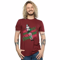 Elf - T-shirt SANTA'S COMING - Homme (Bordeaux)