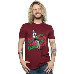 Elf - T-shirt SANTA'S COMING - Homme (Bordeaux)