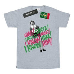Elf - T-shirt SANTA'S COMING - Femme (Gris chiné)