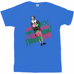 Elf - T-shirt SANTA'S COMING - Femme (Bleu roi)