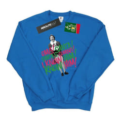 Elf - Sweat SANTA'S COMING - Homme (Bleu roi)