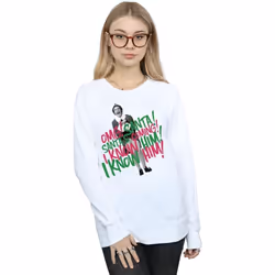 Elf - Sweat SANTA'S COMING - Femme (Blanc)