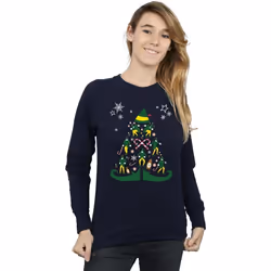 Elf - Sweat - Femme (Bleu marine)
