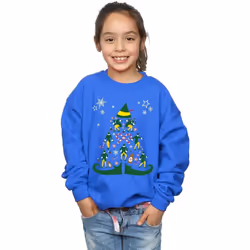 Elf - Sweat - Fille (Bleu roi)