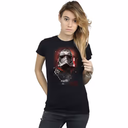 Star Wars - T-shirt THE LAST JEDI - Femme (Noir)