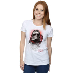 Star Wars - T-shirt THE LAST JEDI - Femme (Blanc)