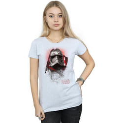 Star Wars - T-shirt THE LAST JEDI - Femme (Gris chiné)