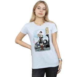 Star Wars - T-shirt THE LAST JEDI - Femme (Gris chiné)
