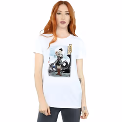 Star Wars - T-shirt THE LAST JEDI - Femme (Blanc)