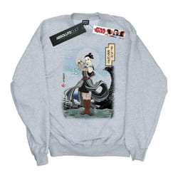Star Wars - Sweat THE LAST JEDI - Fille (Gris chiné)