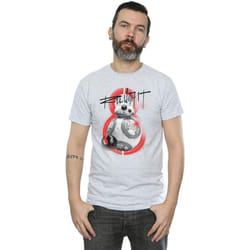 Star Wars - T-shirt THE LAST JEDI ROLL WITH IT - Homme (Gris chiné)