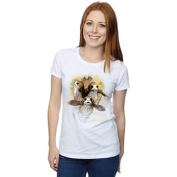 Star Wars - T-shirt THE LAST JEDI - Femme (Blanc)