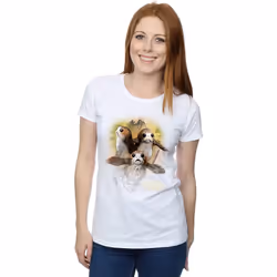 Star Wars - T-shirt THE LAST JEDI - Femme (Blanc)