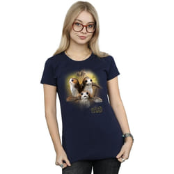 Star Wars - T-shirt THE LAST JEDI - Femme (Bleu marine)