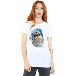 Star Wars - T-shirt THE LAST JEDI - Femme (Blanc)