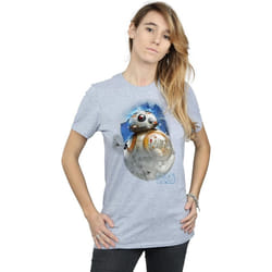 Star Wars - T-shirt THE LAST JEDI - Femme (Gris chiné)