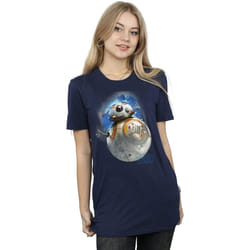 Star Wars - T-shirt THE LAST JEDI - Femme (Bleu marine)